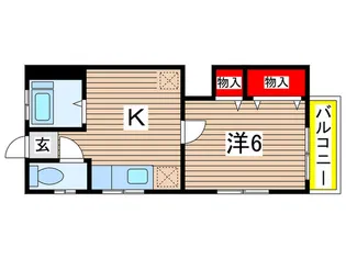 コーポ東【2階】の間取り