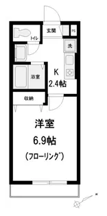 プラウドヒル成増【1階】の間取り