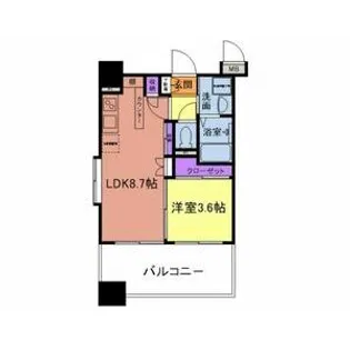 サヴォイエリート【5階】の間取り