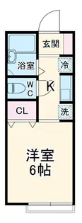 錦が丘美木マンション【1階】の間取り