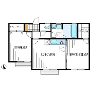 ティーア【1階】の間取り