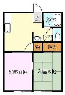 サンハイツ【2階】の間取り