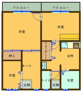リーベ21【2階】の間取り