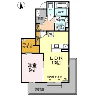 リザイア【1階】の間取り