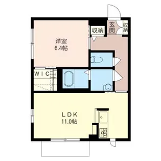 ライネスハイム【1階】の間取り