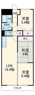 ロイヤルエステートIII【3階】の間取り