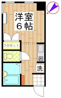 エミュウビル西千葉【4階】の間取り