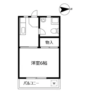 タウンハイツ東棟【2階】の間取り