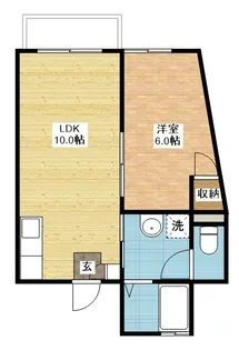長崎県西彼杵郡長与町高田郷【アパート】の間取り