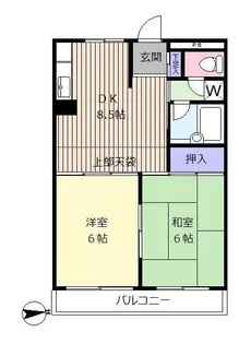 メゾンカミヤ【1階】の間取り