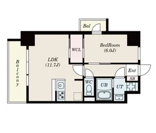S-RESIDENCE桜本町awesome【1階】の間取り