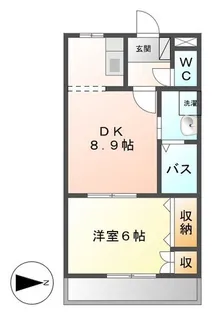 ムーンレインボー【1階】の間取り