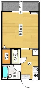 エスティアム中須賀【2階】の間取り