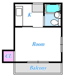 東京都調布市西つつじケ丘1【アパート】の間取り