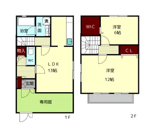 奈良県生駒市小平尾町【一戸建】の間取り