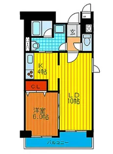 パレスフォー塚本II【5階】の間取り