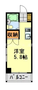 モリマンション【1階】の間取り