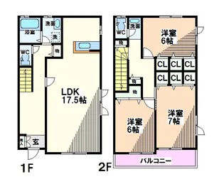 東京都国分寺市富士本2【一戸建】の間取り