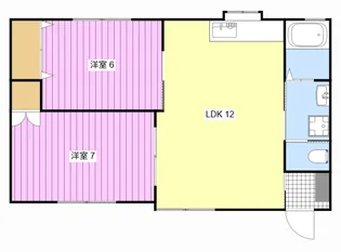 静岡県掛川市中方【一戸建】の間取り