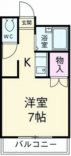 グレーシー西ノ京【1階】の間取り