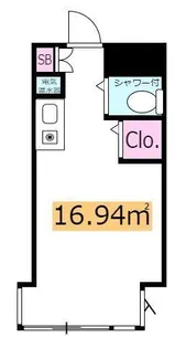 ウインズ落合【4階】の間取り