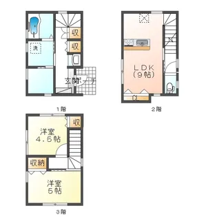 香川県高松市今里町【一戸建】の間取り