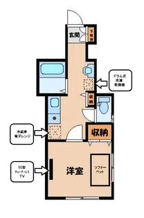 IRNM(アイアールエヌエム)【1階】の間取り