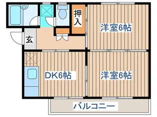 パルコート【2階】の間取り