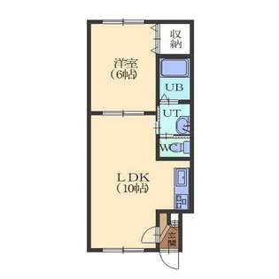 ピュアパレス豊川【5階】の間取り