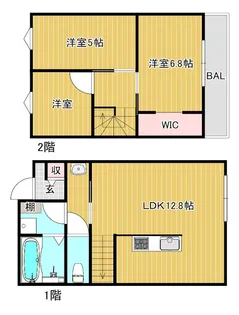 レガート近江八幡の間取り