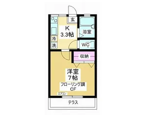 アーバンコア8【1階】の間取り