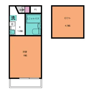 シティパレス東久留米II【1階】の間取り