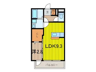 フルールさくら【1階】の間取り