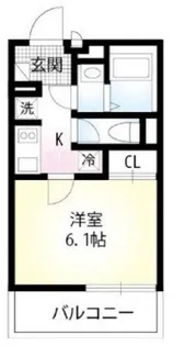 1Kの間取り画像