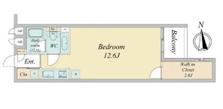 エルスタンザ下北沢の間取り