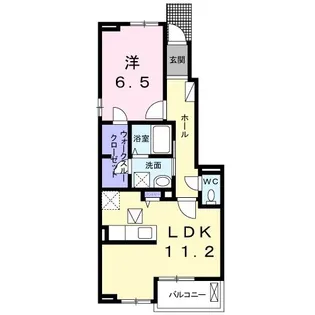 大阪府大阪狭山市茱萸木3【アパート】の間取り