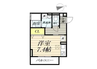 神奈川県藤沢市長後【アパート】の間取り