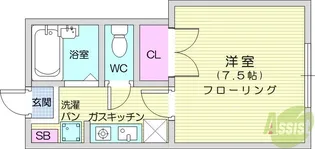 グランデュールNK【1階】の間取り