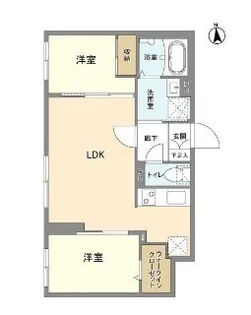 ウェルスクエア高円寺【2階】の間取り