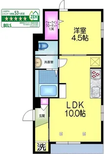 ロンエポーズ【1階】の間取り