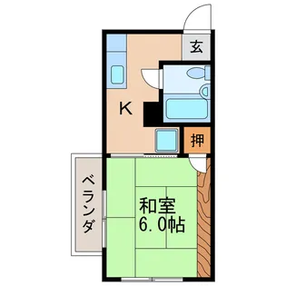 フォーヴル代官【2階】の間取り