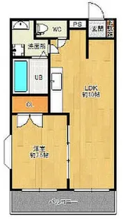 セントラルアベニュー【5階】の間取り