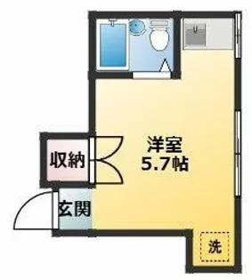 西池ガーデンハイツ【2階】の間取り