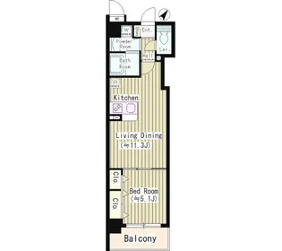 ワイズパティオ【3階】の間取り