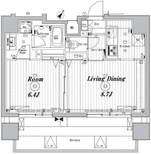 東京都文京区大塚4【マンション】の間取り