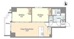 ネオアーバンレジデンス駒込【8階】の間取り