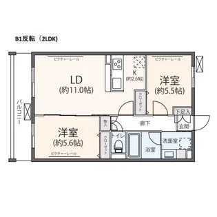 ピア新百合山手【3階】の間取り
