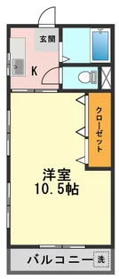 東京都江戸川区本一色1【マンション】の間取り