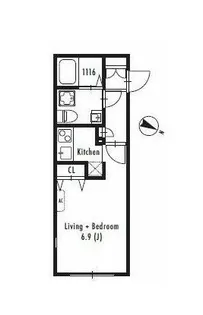 GRAN PASEO 代々木【4階】の間取り