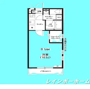 千葉県松戸市常盤平2【アパート】の間取り